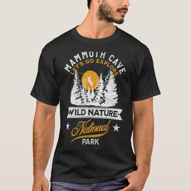 Mammoth Cave nationalpark 1 T Shirt (Framsida)