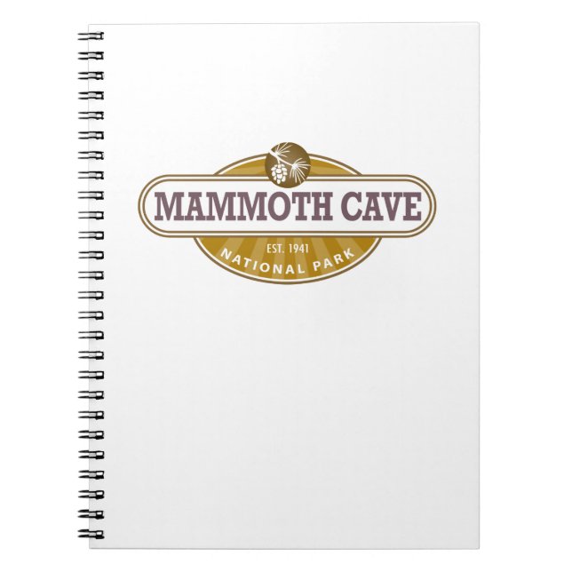 Mammoth Cave nationalpark Anteckningsbok (Framsidan)