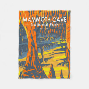 Mammoth Cave nationalpark Kentucky Fleecefilt