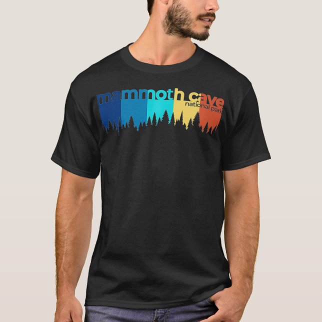 Mammoth Cave nationalpark Kentucky Gifts Souvenir T Shirt (Framsida)