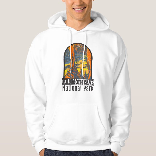 Mammoth Cave nationalpark Kentucky Hoodie (Framsida)