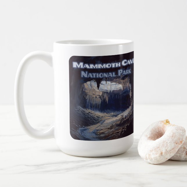 Mammoth Cave nationalpark Kentucky Kaffemugg (Med munk)
