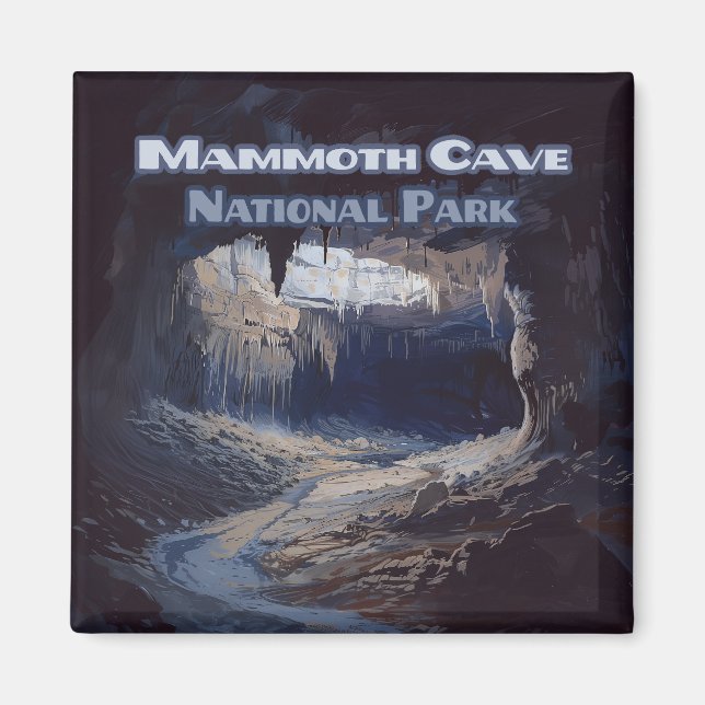 Mammoth Cave nationalpark Kentucky Magnet (Framsidan)