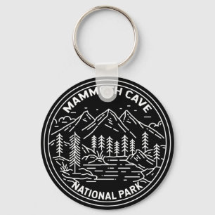 Mammoth Cave nationalpark Kentucky Monoline Nyckelring
