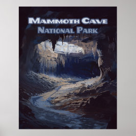 Mammoth Cave nationalpark Kentucky Poster
