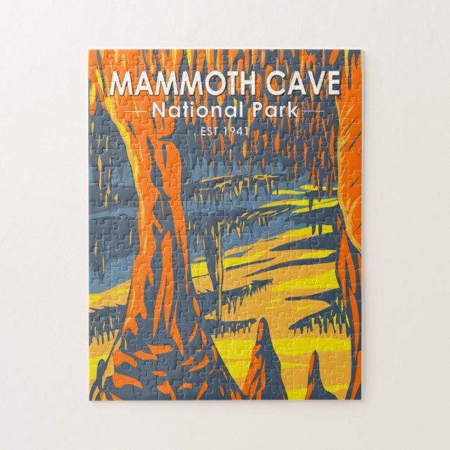 Mammoth Cave nationalpark Kentucky Pussel (Vertikal)