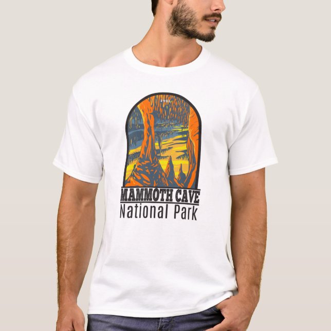 Mammoth Cave nationalpark Kentucky T Shirt (Framsida)