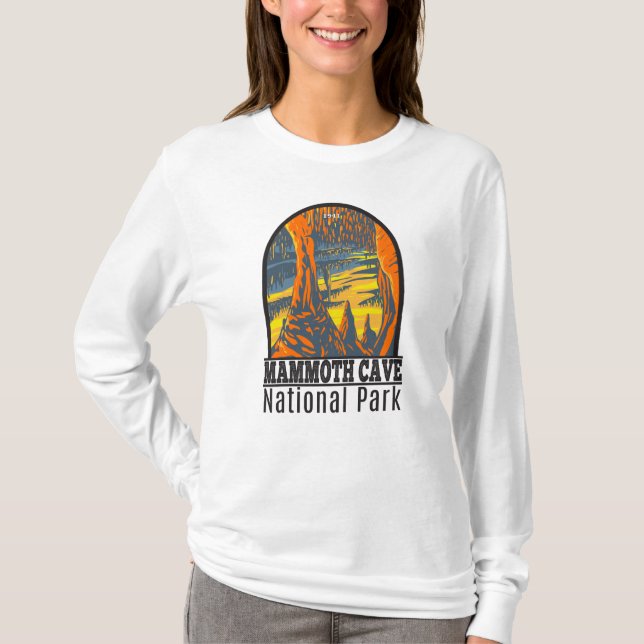 Mammoth Cave nationalpark Kentucky T-Shirt (Framsida)