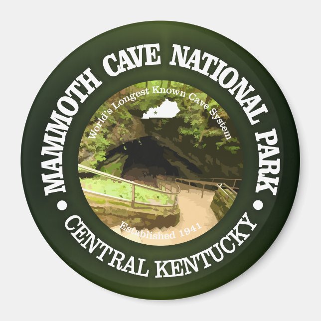 Mammoth Cave nationalpark Magnet (Framsidan)