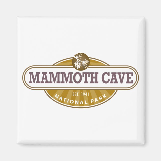 Mammoth Cave nationalpark Magnet (Framsidan)