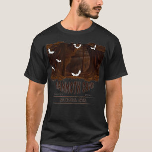 Mammoth Cave nationalpark med Fladdermus T Shirt
