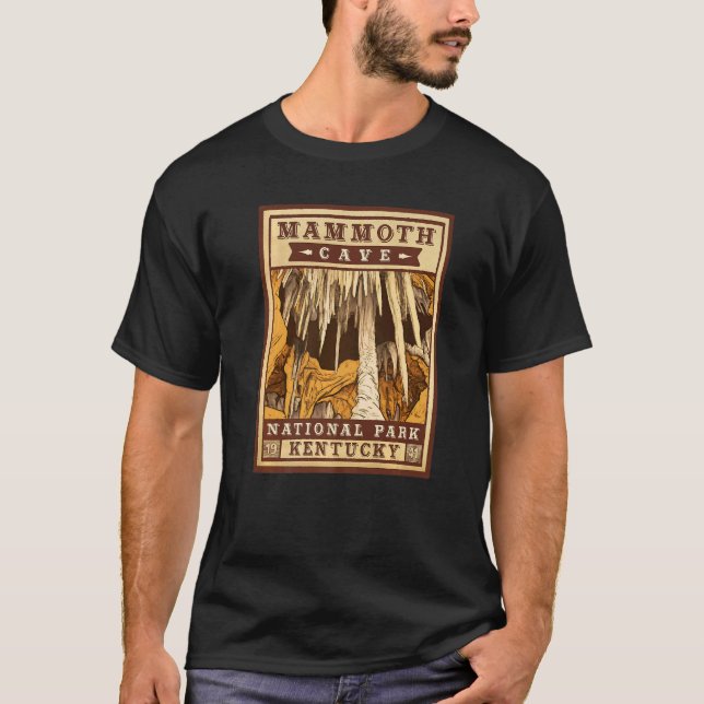 Mammoth Cave nationalpark Souvenir T Shirt (Framsida)