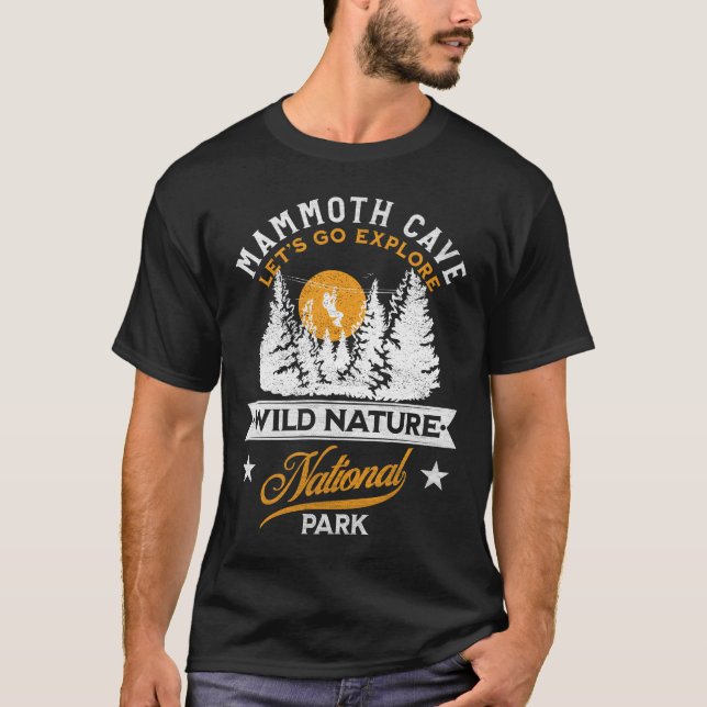 Mammoth Cave nationalpark T Shirt (Framsida)