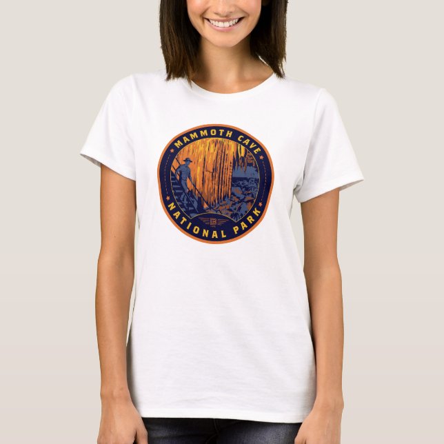 Mammoth Cave nationalpark T Shirt (Framsida)