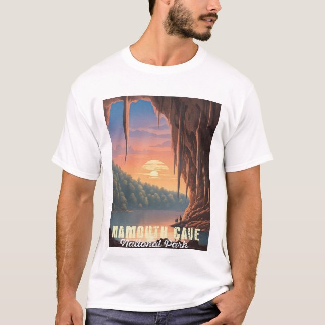 mammoth cave nationalpark t shirt (Framsida)