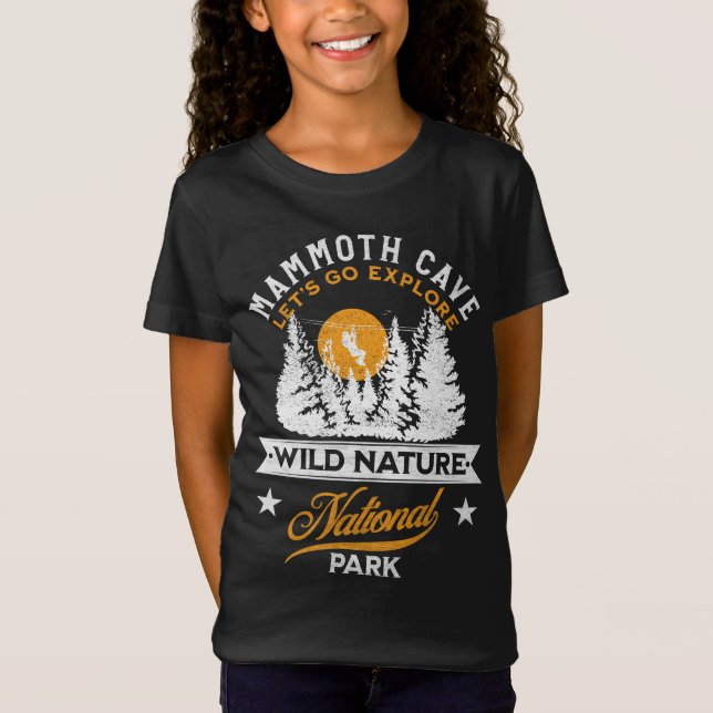 Mammoth Cave nationalpark T Shirt (Framsida)