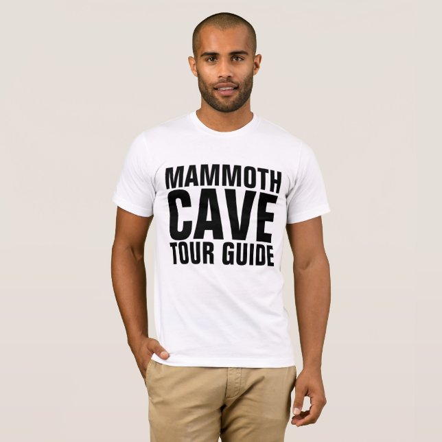 MAMMOTH CAVE TOUR GUIDE t-shirts (Hel framsida)