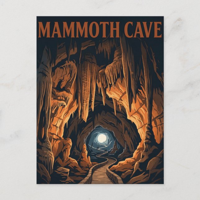Mammoth Cave Vykort (Framsida)