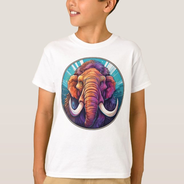 Mammoth - Classic Dinosaur Tee T-Shirt (Framsida)