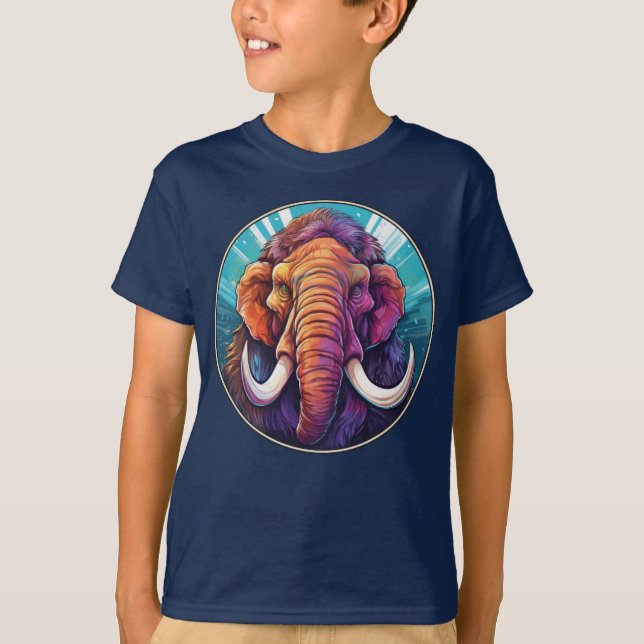 Mammoth - Classic Dinosaur Tee T-Shirt (Framsida)