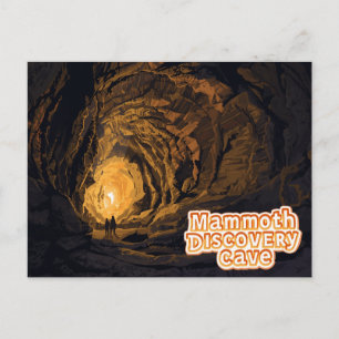 Mammoth Discovery Cave Tur Konst Vykort