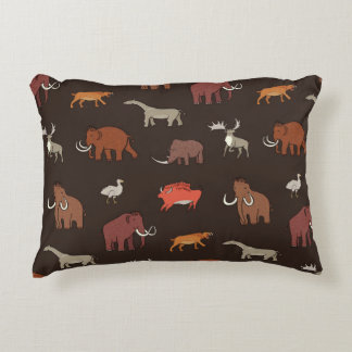 Mammoth Era: Förhistorisk Mönster. Prydnadskudde