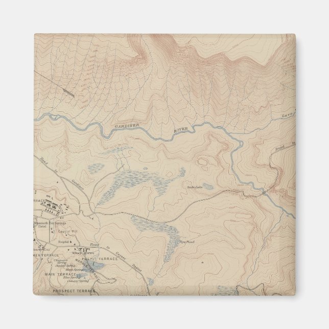 Mammoth Hett Vår och Vicinity 2 Magnet (Framsidan)