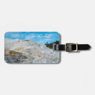 Mammoth Hett Vår Yellowstone nationalpark Bagagebricka