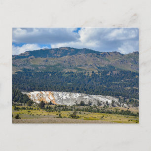 Mammoth Hett Vår, Yellowstone, Wyoming Vykort