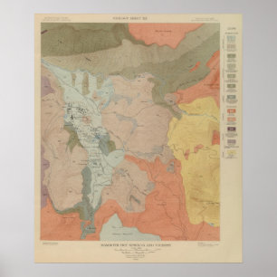 Mammoth Hot Springs och Vicinity 2 Poster