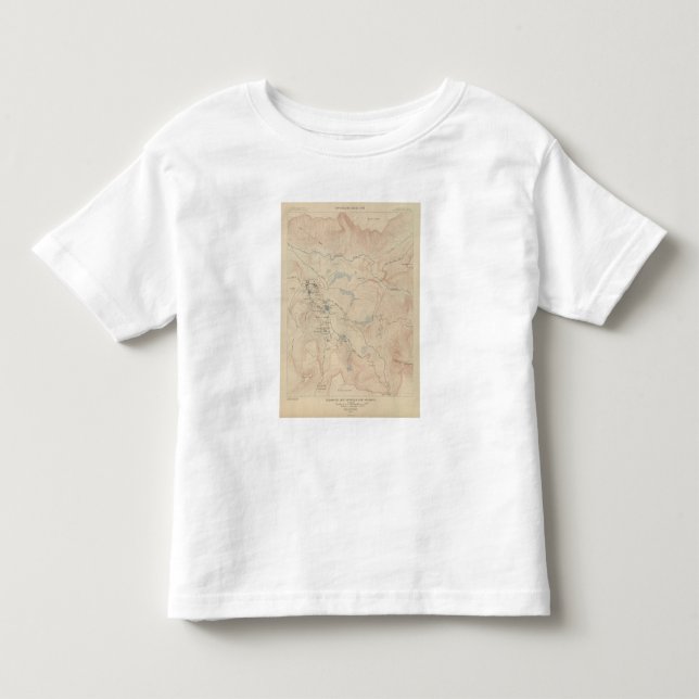 Mammoth Hot Springs och Vicinity 2 T Shirt (Framsida)