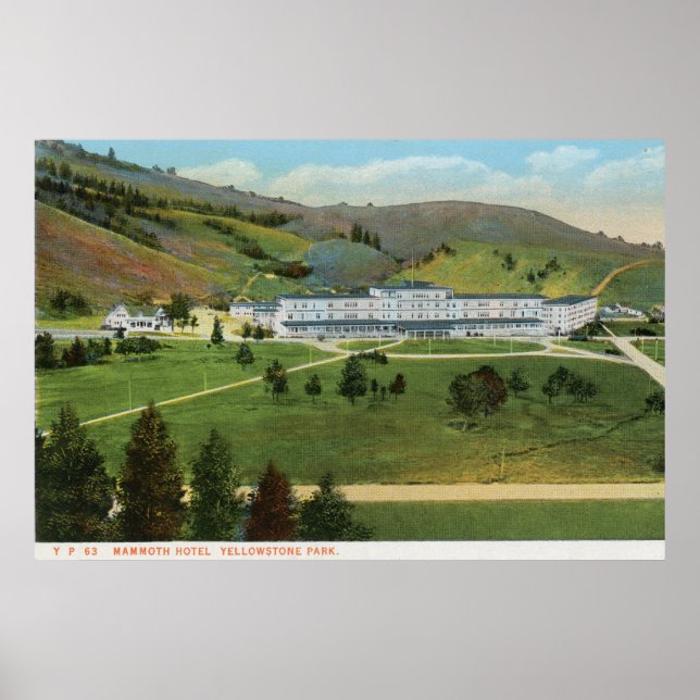 Mammoth Hotel, Yellowstone Poster (Framsidan)