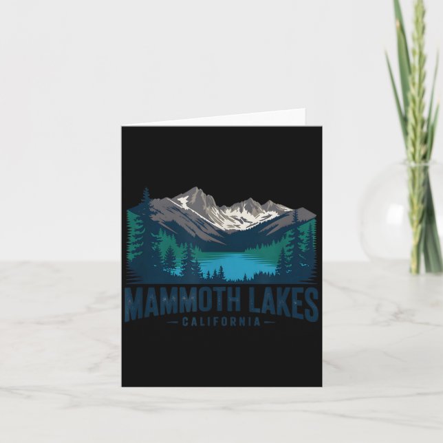 Mammoth Lakes Kort (Framsida)