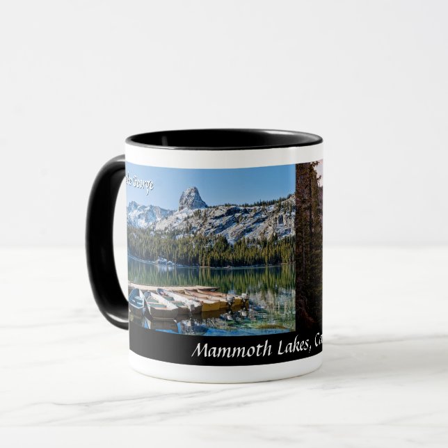 Mammoth Lakes, östra Sierra Mts, Kalifornien Mugg (Framsida vänster)