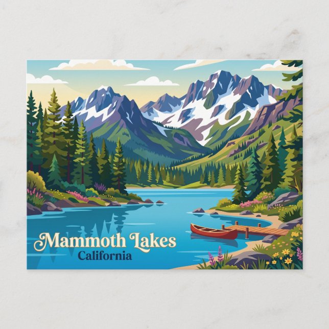 Mammoth Lakes USA Vykort (Framsida)