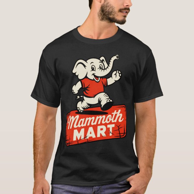 Mammoth Mart Old school Retro 1970 T Shirt (Framsida)