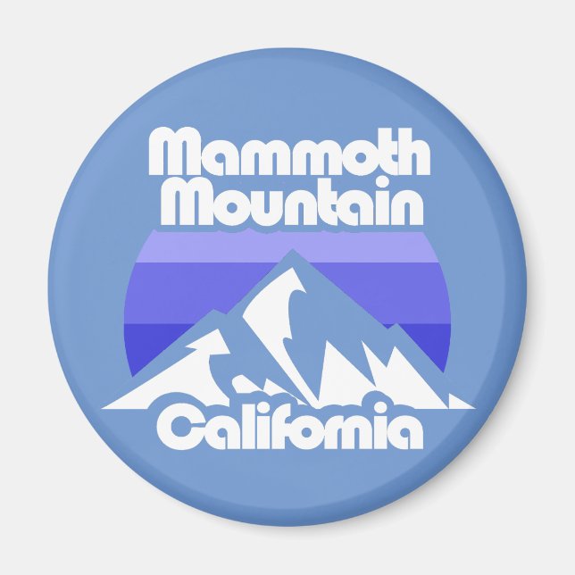 Mammoth Mountain California Magnet (Framsidan)