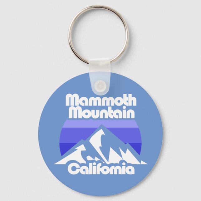 Mammoth Mountain California Nyckelring (Framsida)