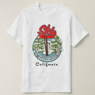 Mammoth Mountain California skid logotyp T Shirt
