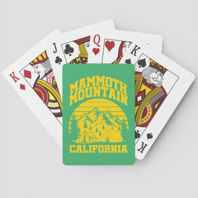 Mammoth Mountain,Kalifornien Casinokort (Baksidan)