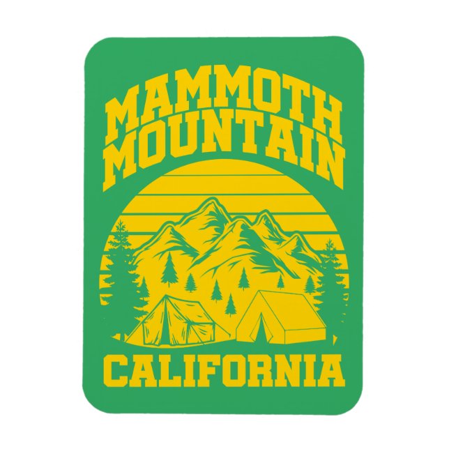 Mammoth Mountain,Kalifornien Magnet (Vertikal)