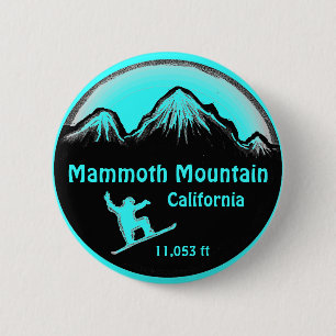 Mammoth Mountain Kalifornien snowboardkonst Knapp