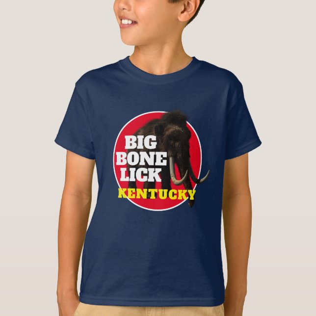 Mammoth och Big Bone Slickar Kentucky T Shirt (Framsida)