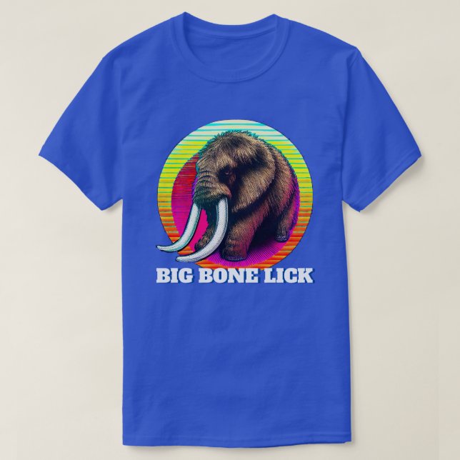 Mammoth och Big Bone Slickar Kentucky T Shirt (Design framsida)