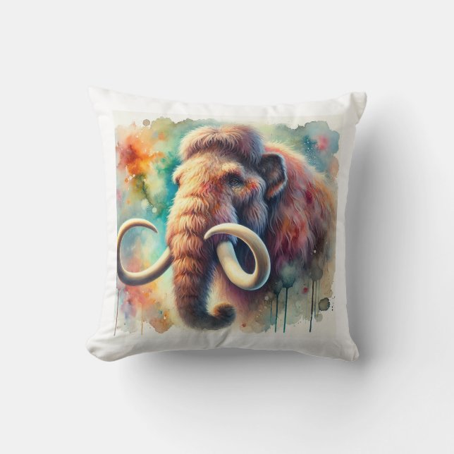 Mammoth Serenity 060824AREF142 - Watercolor Kudde (Framsida)