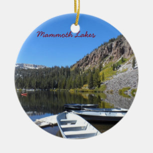 Mammoth Sjöar, CA Julgransprydnad Keramik