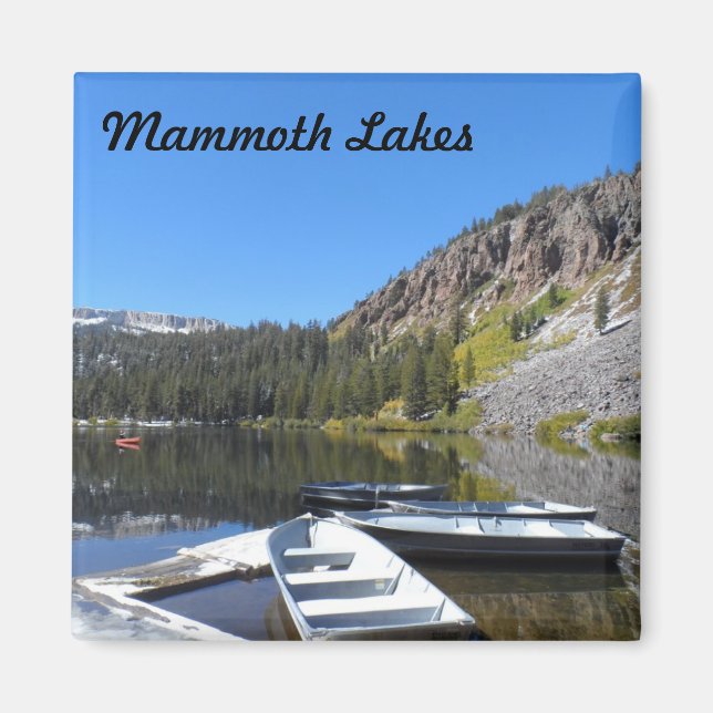 Mammoth Sjöar, CA Magnet (Framsidan)