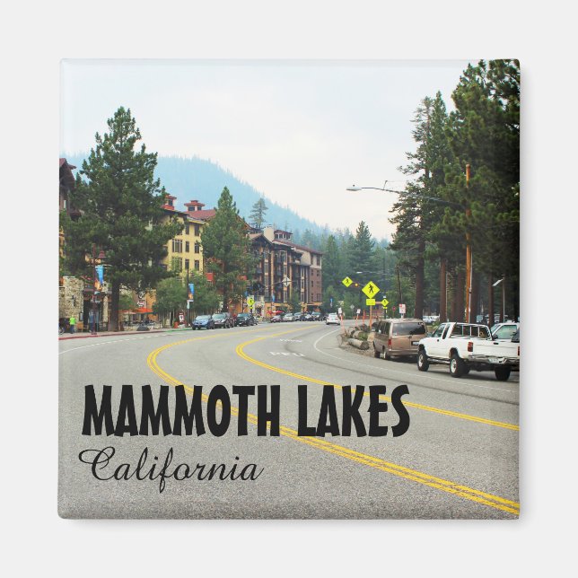 Mammoth Sjöar California Magnet (Framsidan)