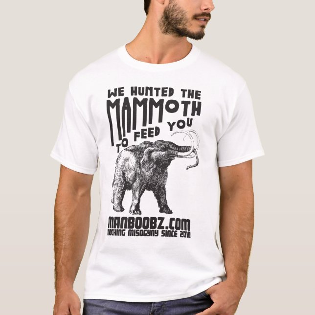 MammothTwo (för ljusa skjortor) Tee (Framsida)