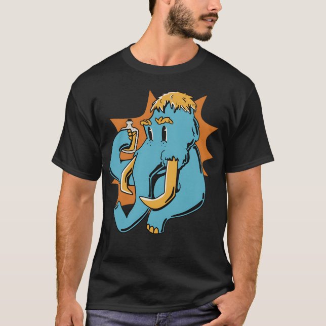 Mammut djur vän t shirt (Framsida)